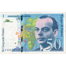 France, 50 Francs, St Exupéry, 1994, N020185738, AU(50-53)