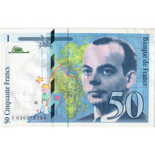 France, 50 Francs, St Exupéry, 1997, V036319784, UNC(63)