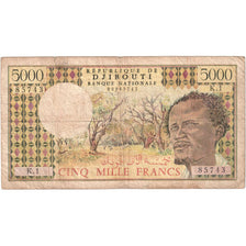 Djibouti, 5000 Francs, VF(20-25)