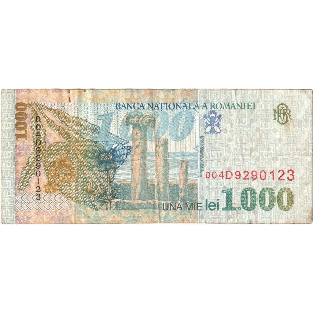 Roumanie, 1000 Lei, Undated (1998), TTB