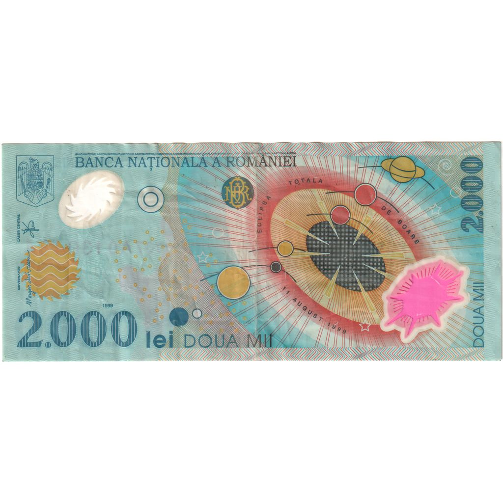 Romania, 2000 Lei, Undated (1999), BB