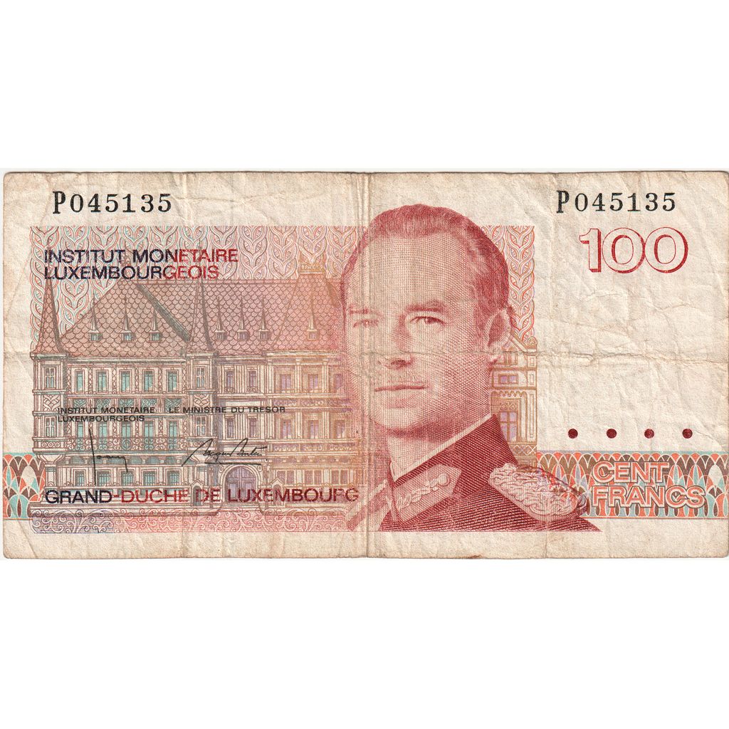 Luxembourg, 100 Francs, Undated (1986), VG(8-10)
