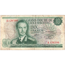 Luxembourg, 10 Francs, 1967-03-20, VF(20-25)