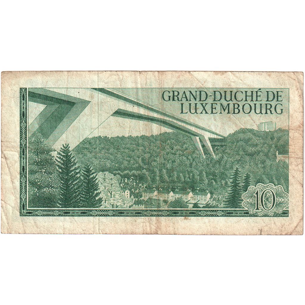 Luxembourg, 10 Francs, 1967-03-20, VF(20-25)