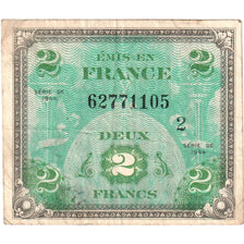Francia, 2 Francs, Flag/France, Undated (1944), 62771105, BB
