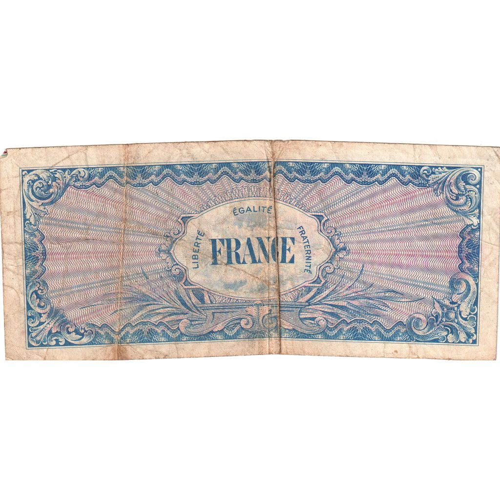 France, 50 Francs, Flag/France, Undated (1944), 41607825, VF(30-35)