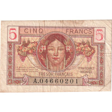 Francja, 5 Francs, 1947 French Treasury, Undated (1947), A.04660201, VF(20-25)