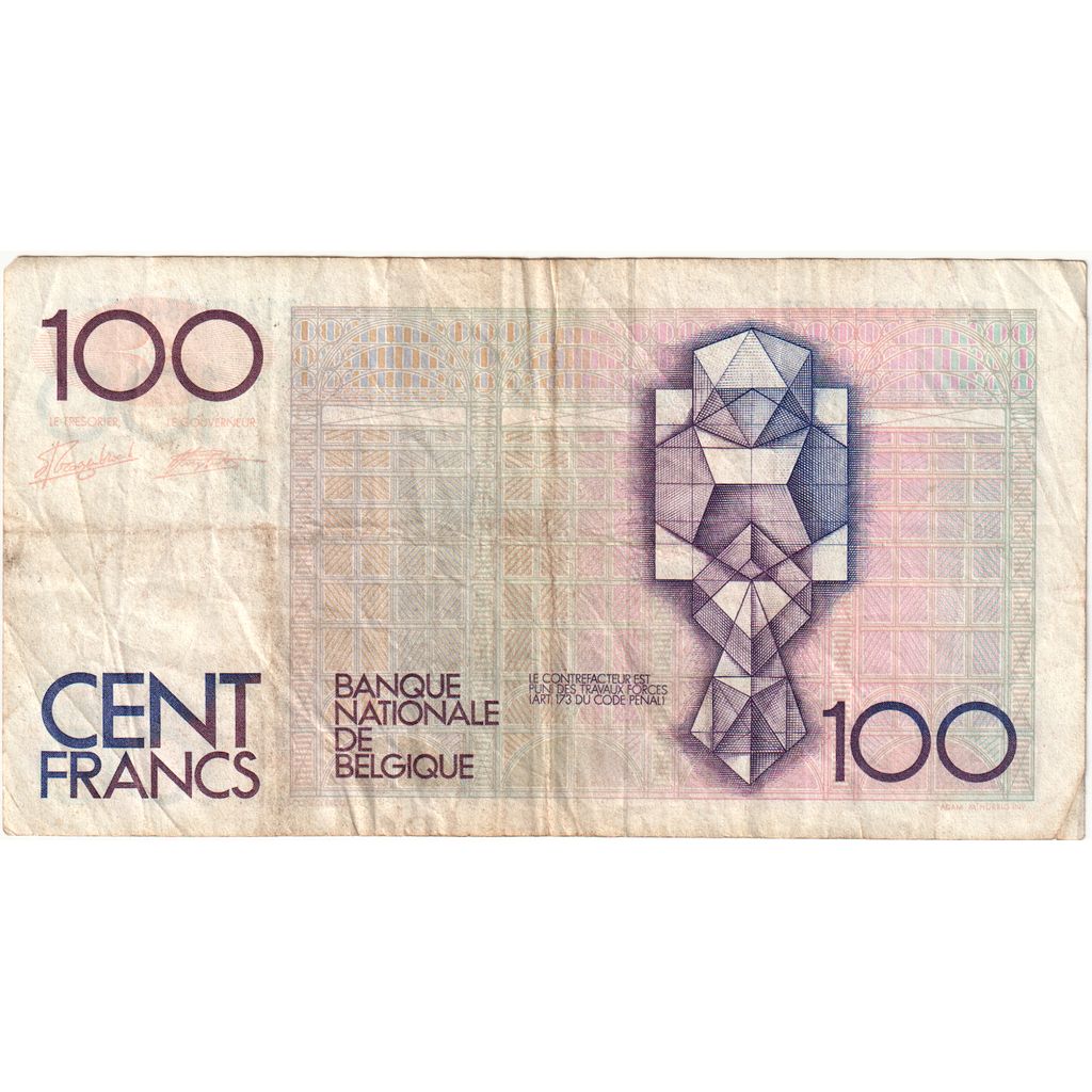 Belgique, 100 Francs, TB+