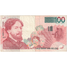 België, 100 Francs, Undated (1947), TB+