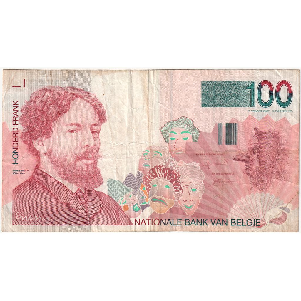 Belgium, 100 Francs, Undated (1947), VF(30-35)