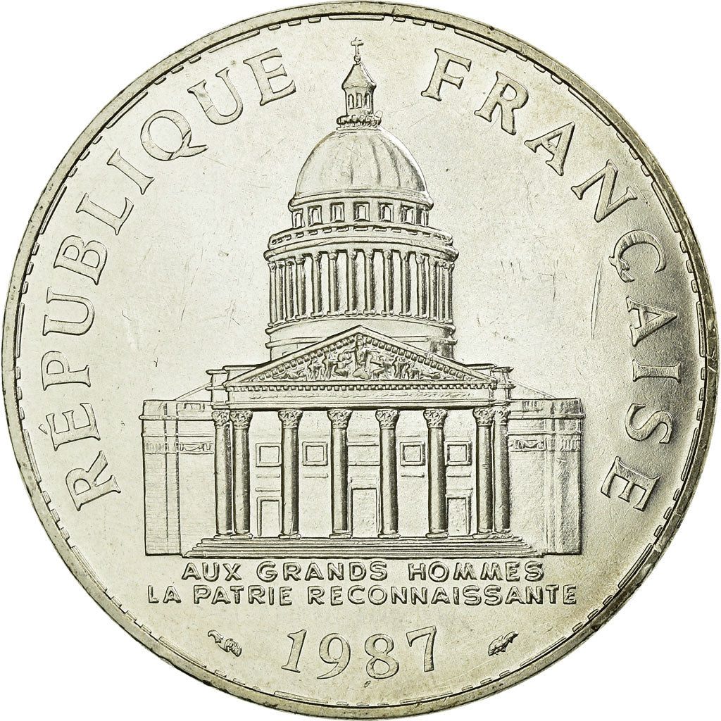 Monnaie, France, Panthéon, 100 Francs, 1987, Paris, SUP+, Argent, Gadoury:898