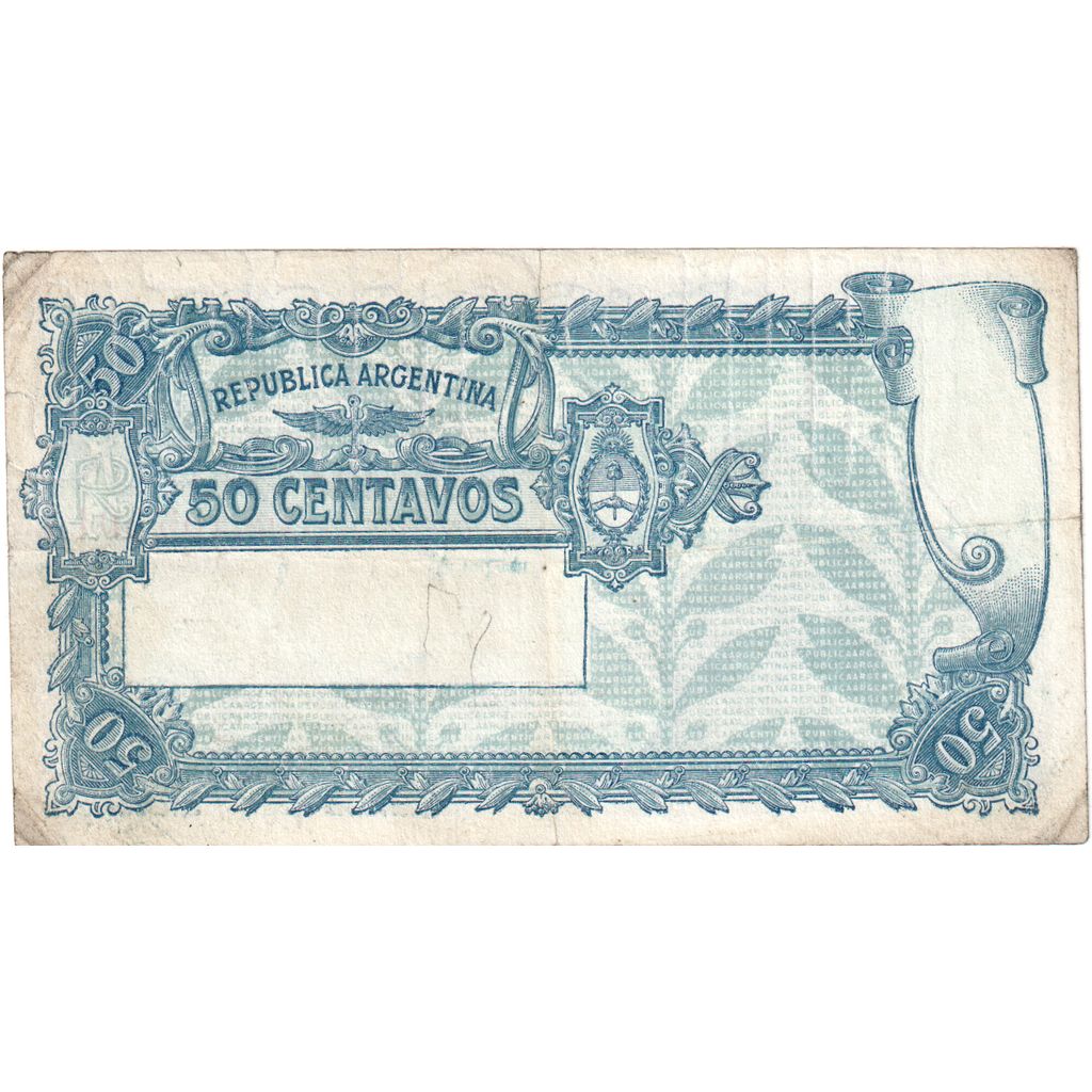 Argentinien, 50 Centavos, Undated (1918), S