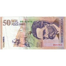 Colombia, 50,000 Pesos, 2009-08-26, AU(50-53)