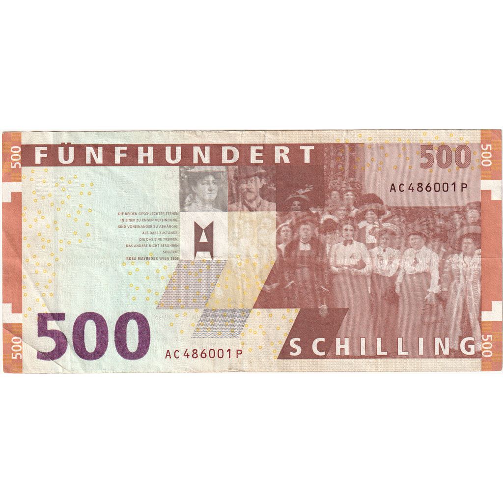 Austria, 500 Schilling, 1997-01-01, MBC