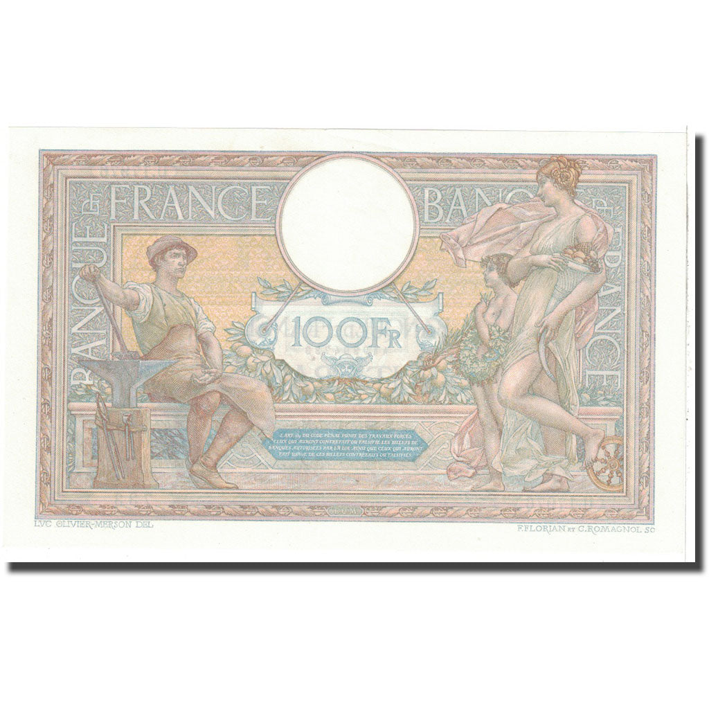 France, 100 Francs, 1927, 1927-05-28, AU(55-58), Fayette:24.6, KM:78b