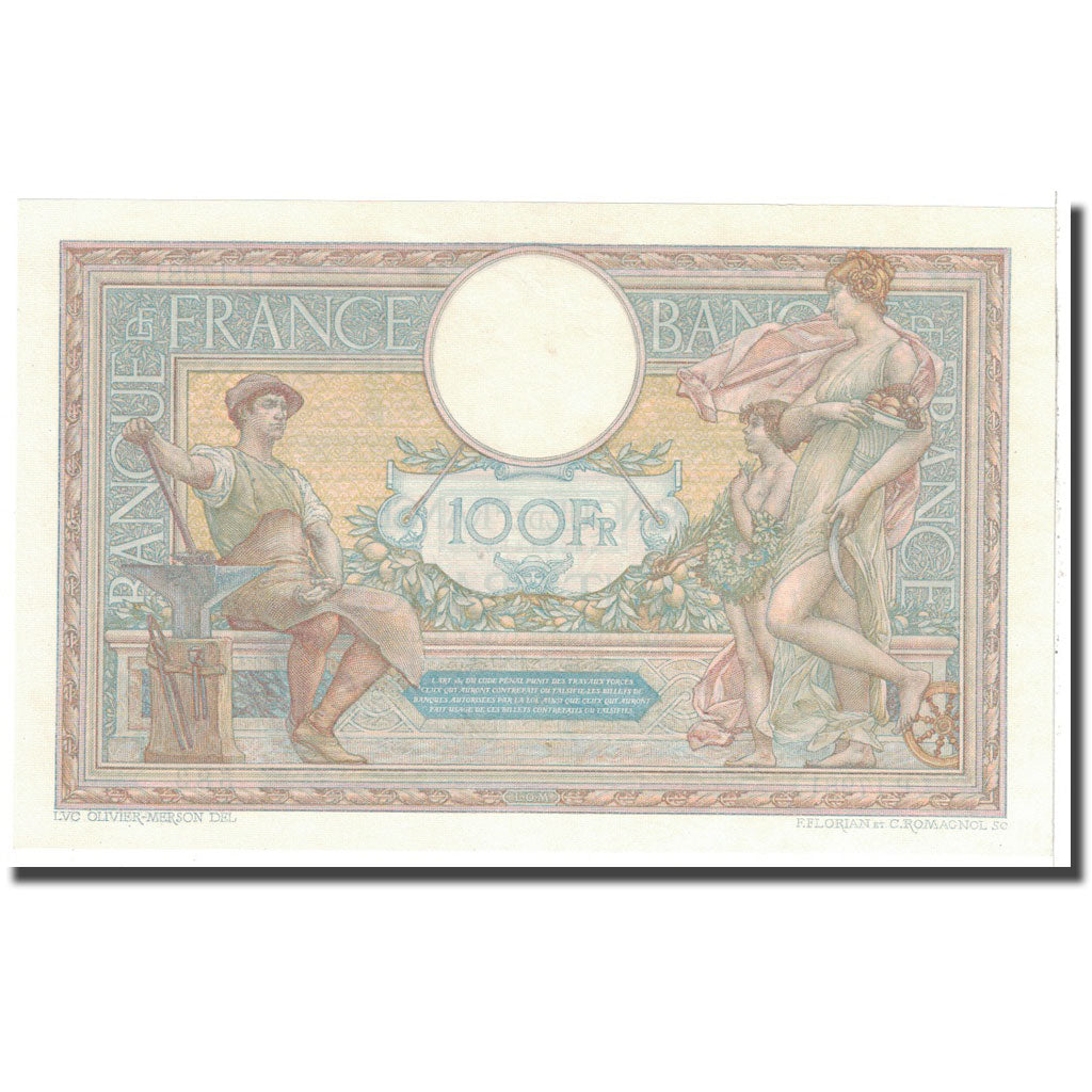 France, 100 Francs, 1927, 1927-05-30, UNC(60-62), Fayette:24.6, KM:78b
