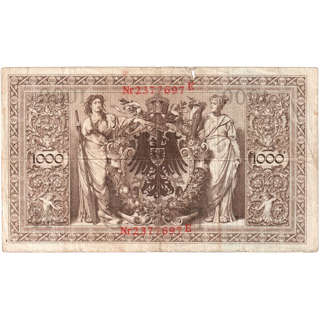 Deutschland, 1000 Mark, 1910-04-21, S+