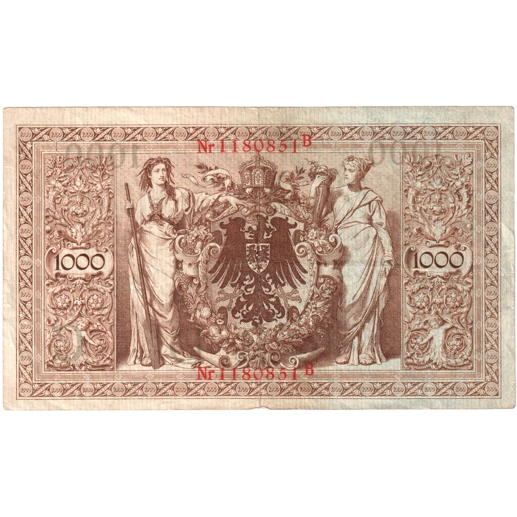 Niemcy, 1000 Mark, 1910-04-21, EF(40-45)