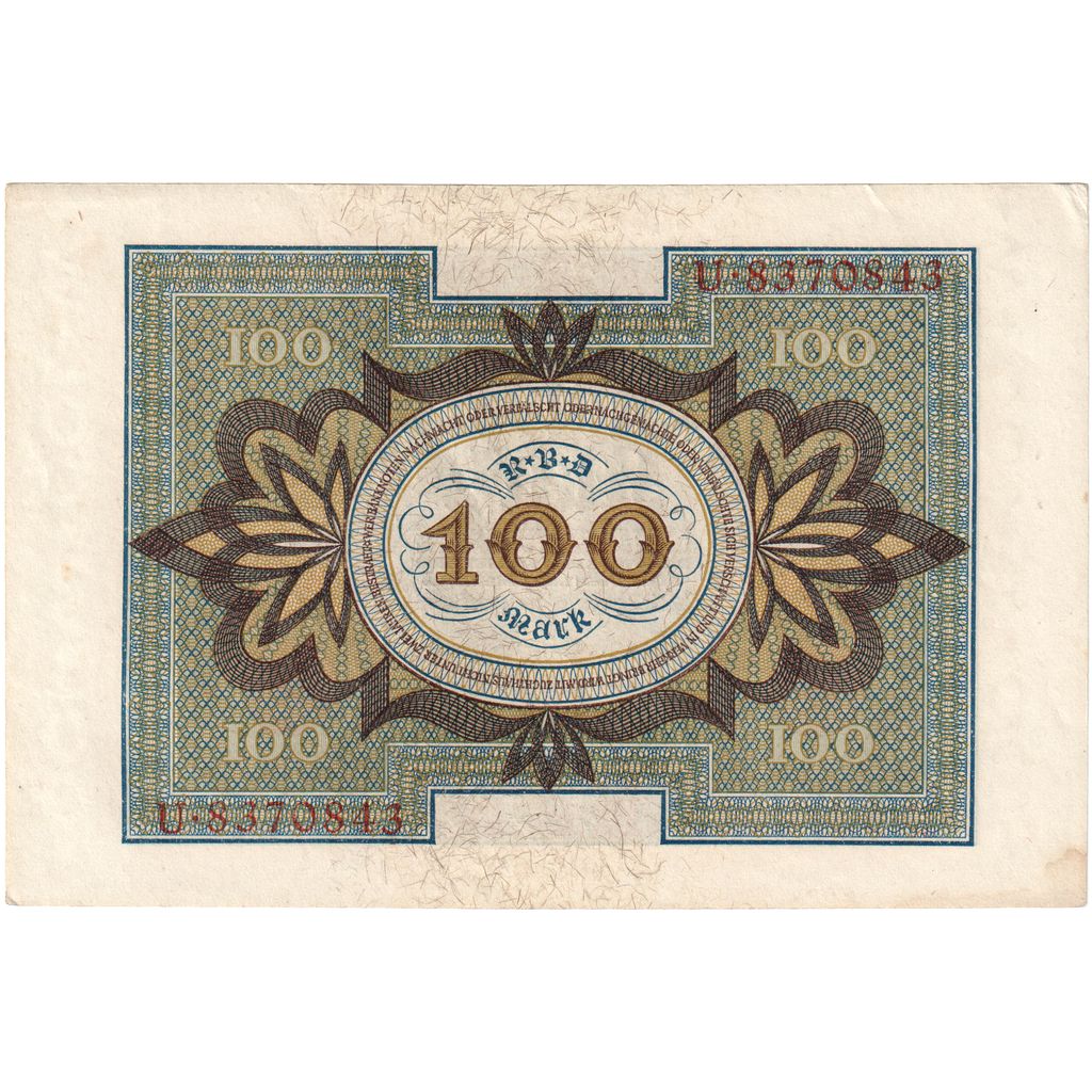 Deutschland, 100 Mark, 1920-11-01, SS+