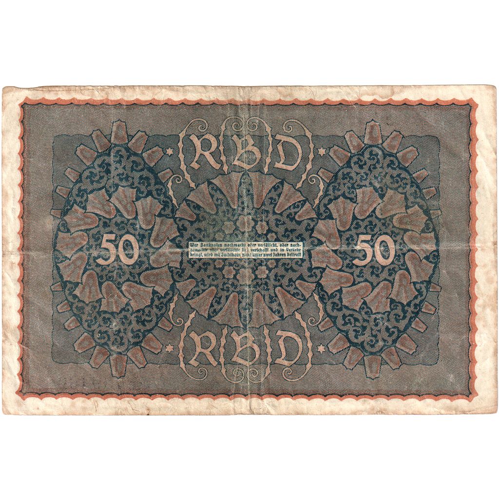 Niemcy, 50 Mark, 1919-06-24, EF(40-45)