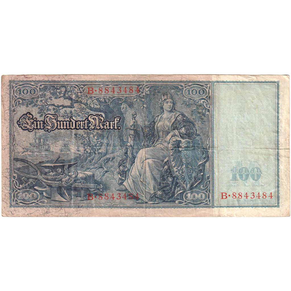 Germany, 100 Mark, 1910-04-21, VF(30-35)