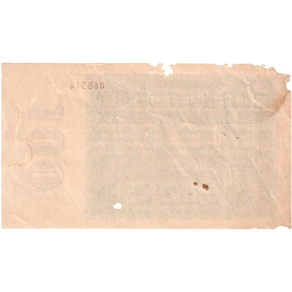 Alemania, 100 Millionen Mark, 1923-08-22, BC