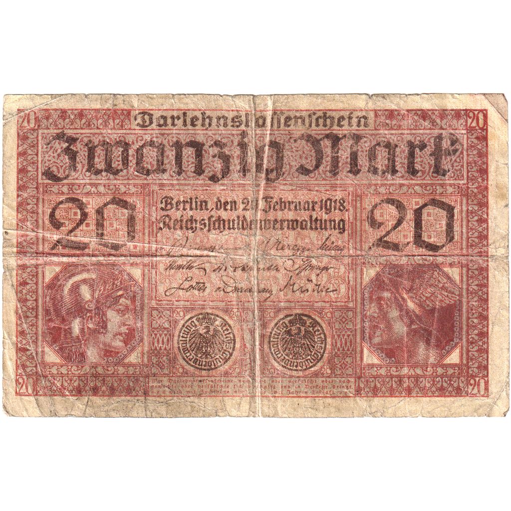 Germania, 20 Mark, 1918-02-20, B
