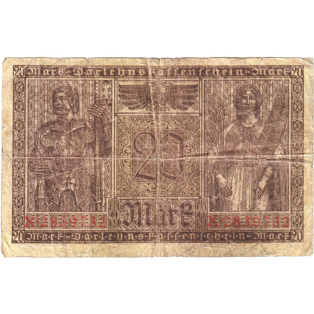 Germania, 20 Mark, 1918-02-20, B