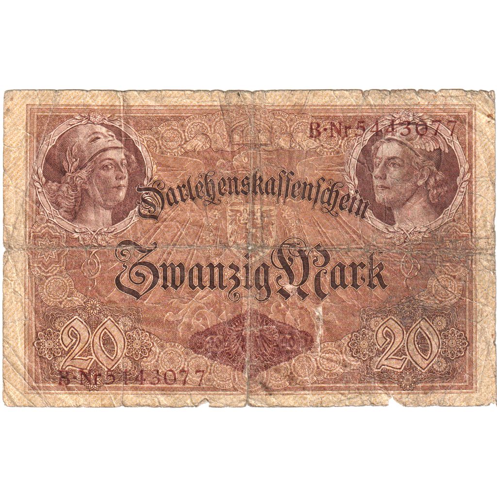 Germania, 20 Mark, 1918-08-05, B