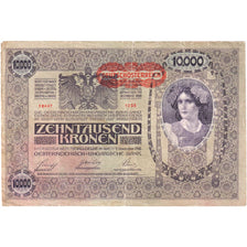 Hungary, 10,000 Korona, 1918-11-02, VF(30-35)