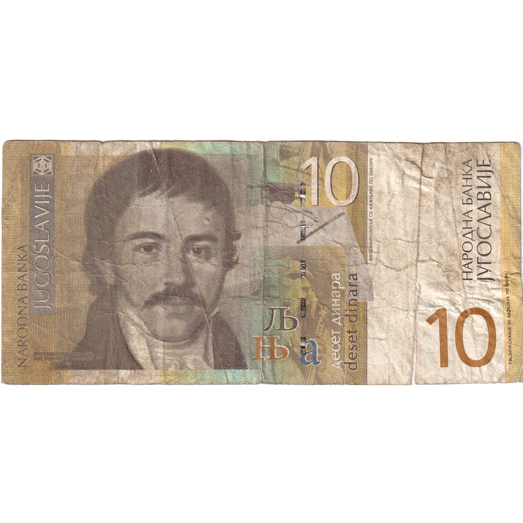 Jugoslawien, 10 Dinara, 2000, SGE