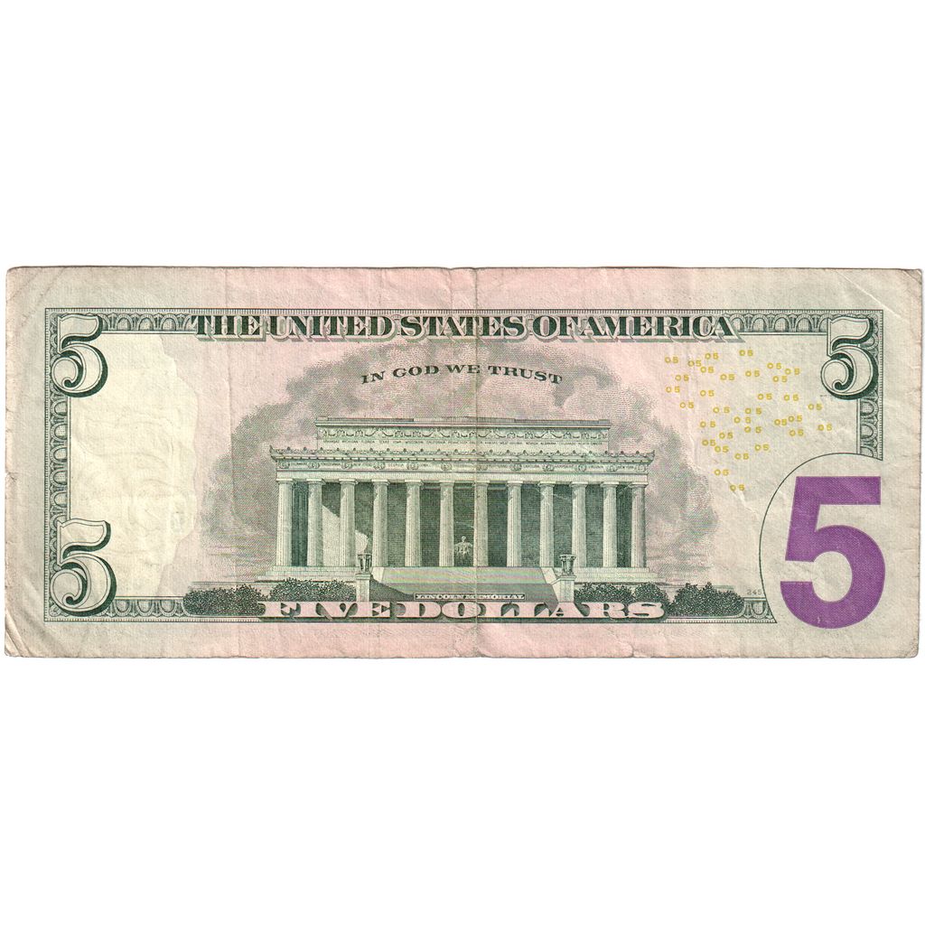 United States, 5 Dollars, Undated 2013, VF(30-35)