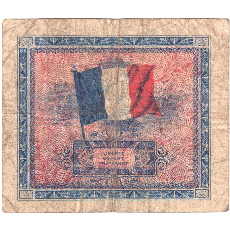 Francia, 10 Francs, Flag/France, Undated (1944), 68325447, MB