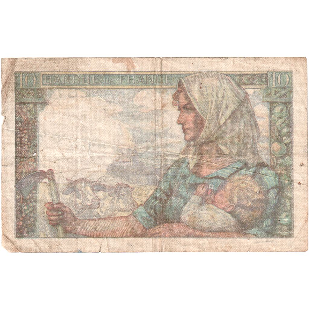 Frankreich, 10 Francs, Mineur, 1946-12-19, G.119, S