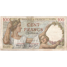 France, 100 Francs, Sully, 1940-06-06, O.11674, TB+