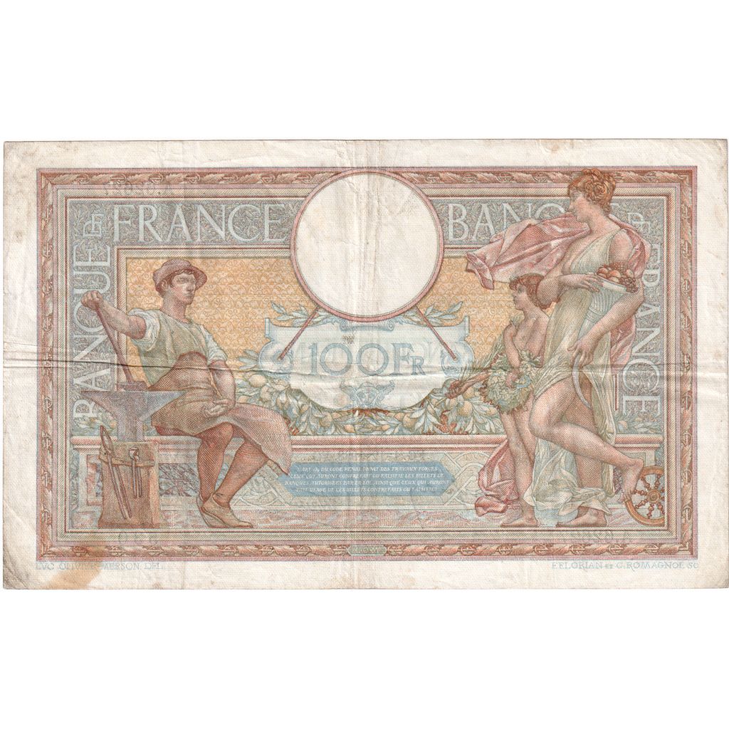 Frankrijk, 100 Francs, Luc Olivier Merson, 1938-12-01, A.62627, TTB