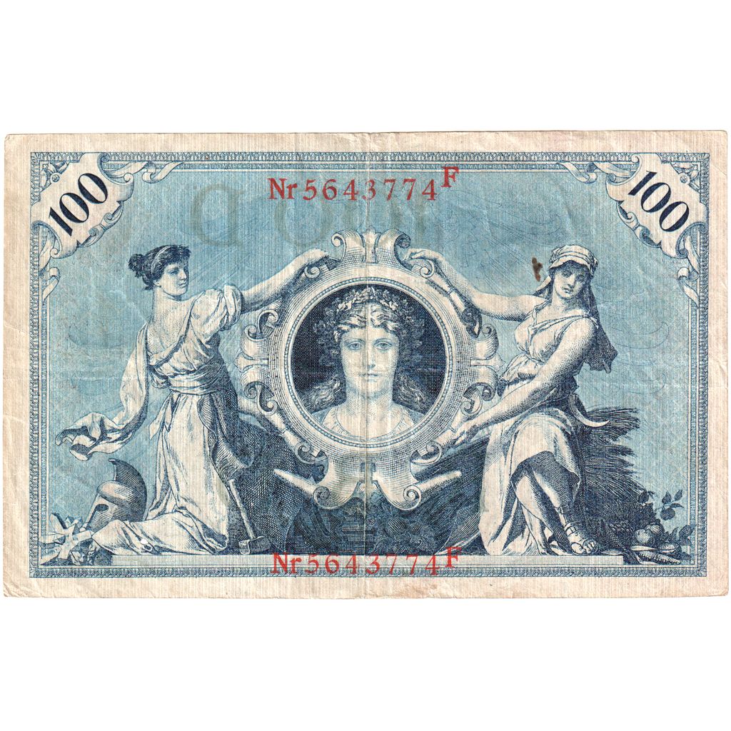 Germany, 100 Mark, 1908-02-07, EF(40-45)