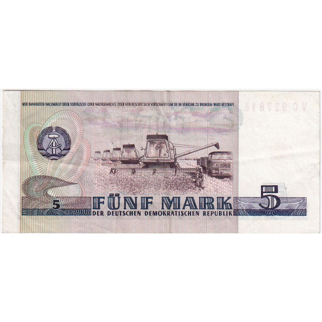 NIEMCY - NRD, 5 Mark, 1975, AU(50-53)