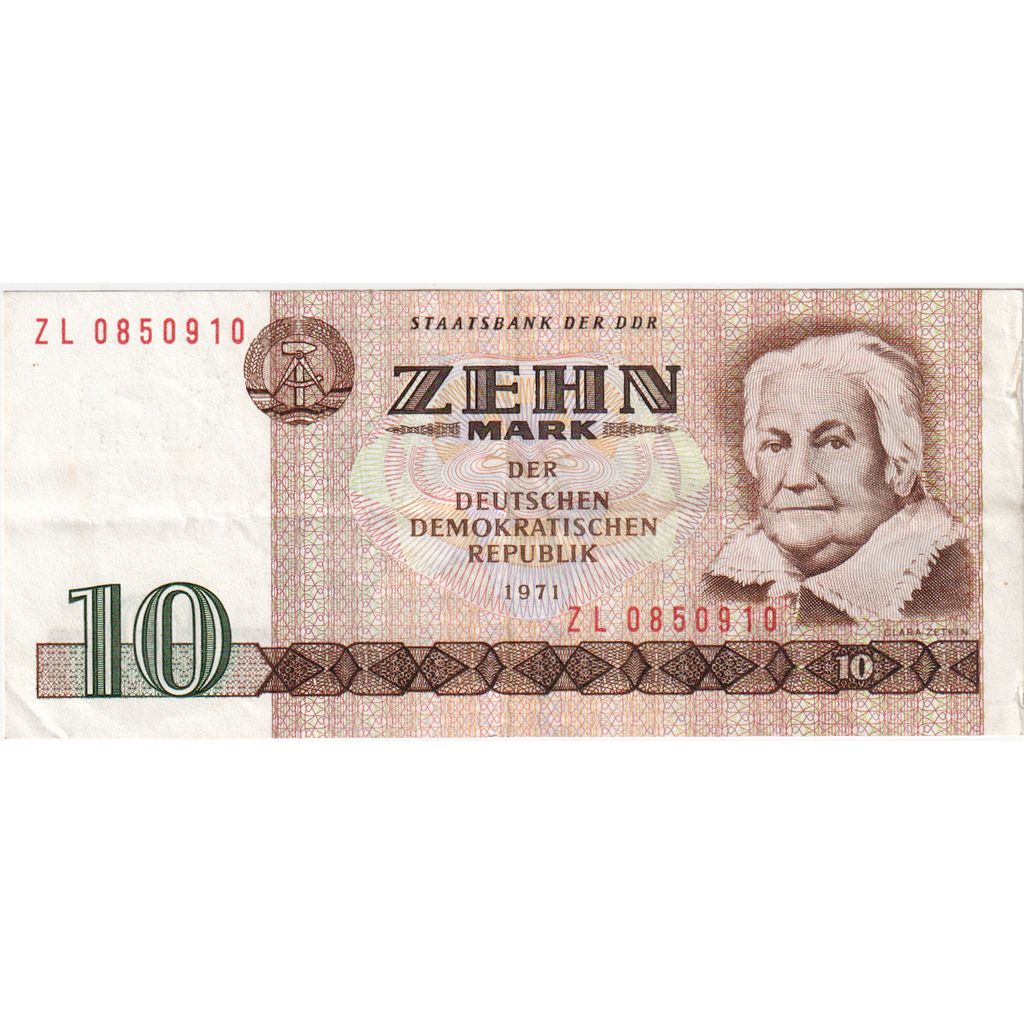 Democratic Republic of Germany, 10 Mark, 1971, SS