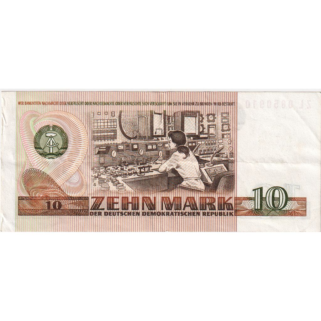 Democratic Republic of Germany, 10 Mark, 1971, SS