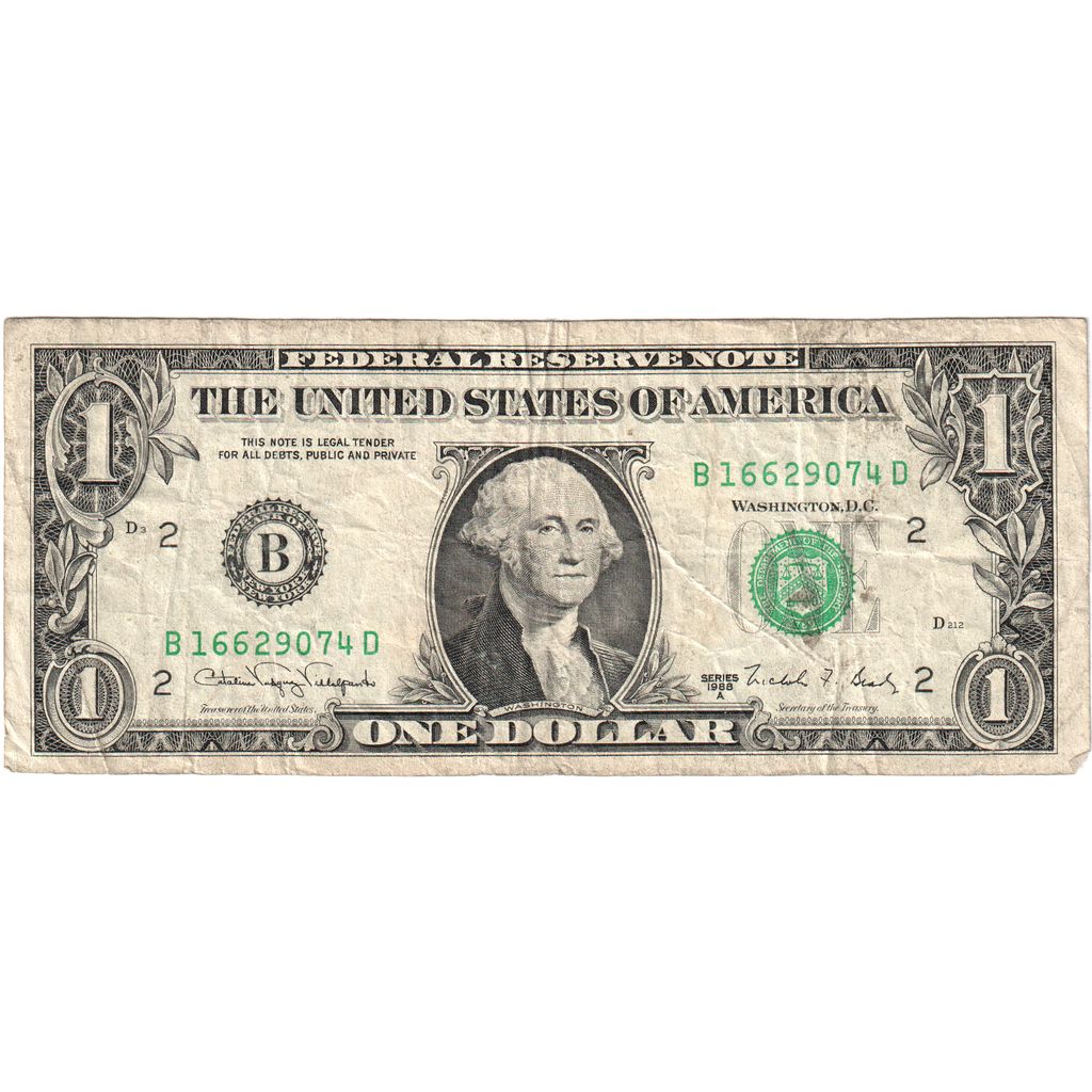 Estados Unidos da América, One Dollar, VF(30-35)