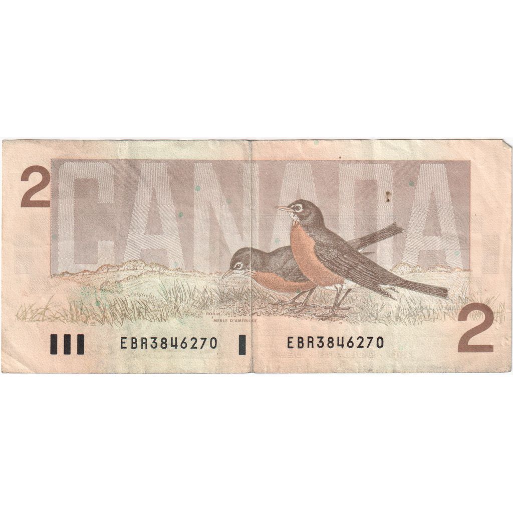Canada, 2 Dollars, 1986, EF(40-45)