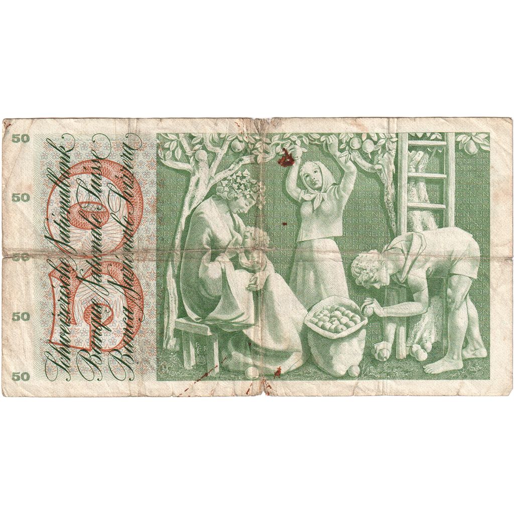 Switzerland, 50 Franken, 1970-01-05, VF(20-25)
