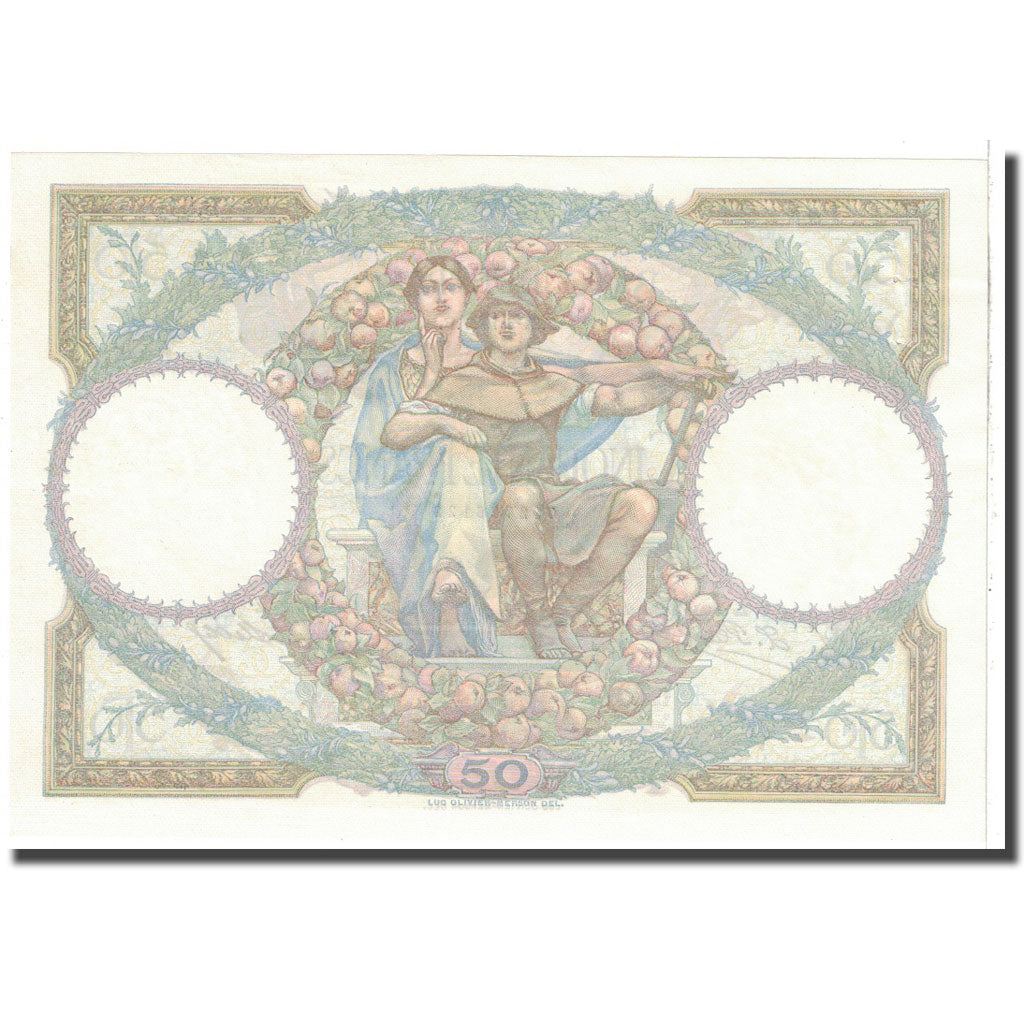 France, 50 Francs, 1927, 1927-05-21, UNC(60-62), Fayette:15.1, KM:77a