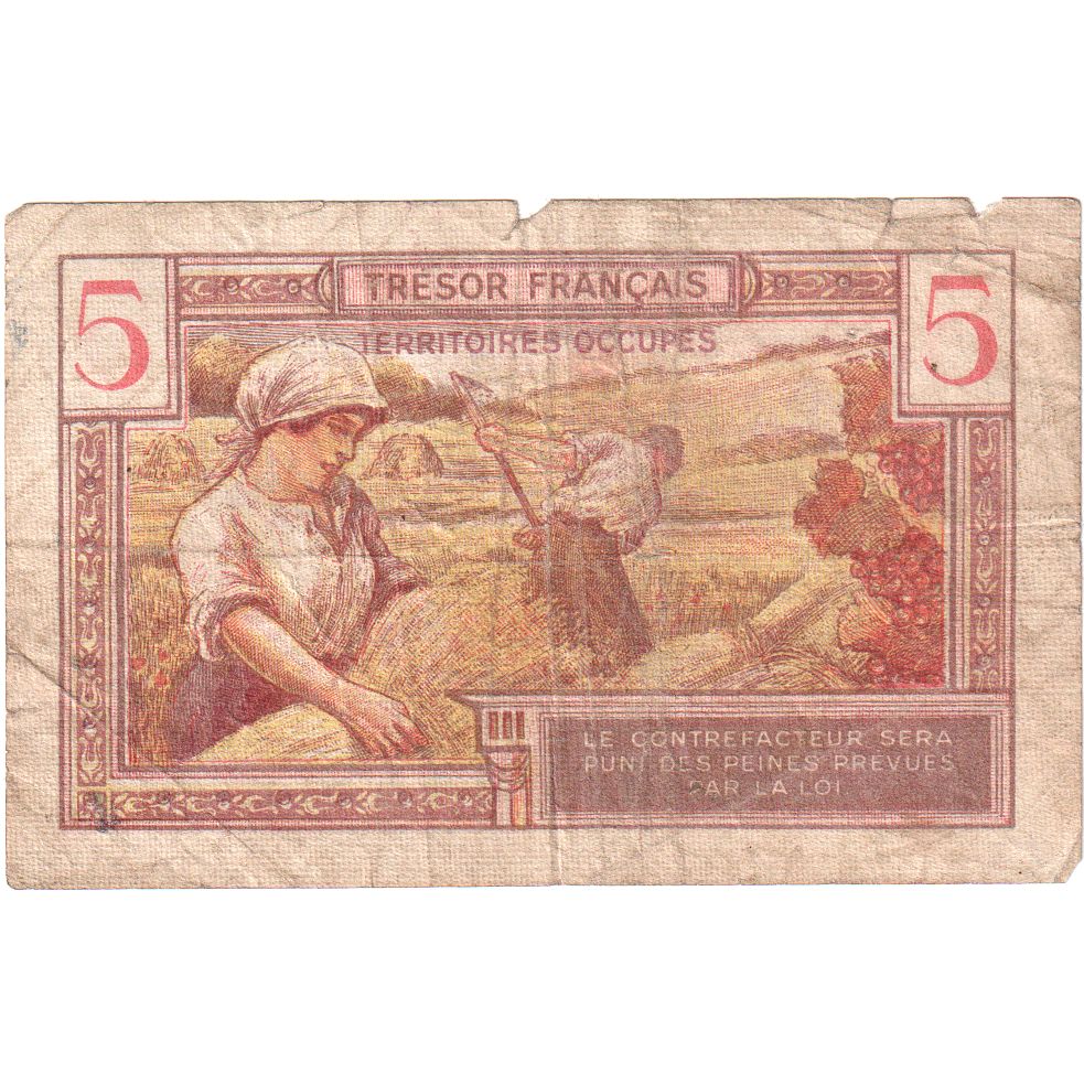Frankrijk, 5 Francs, 1947 French Treasury, 1947, A.00306438, TB