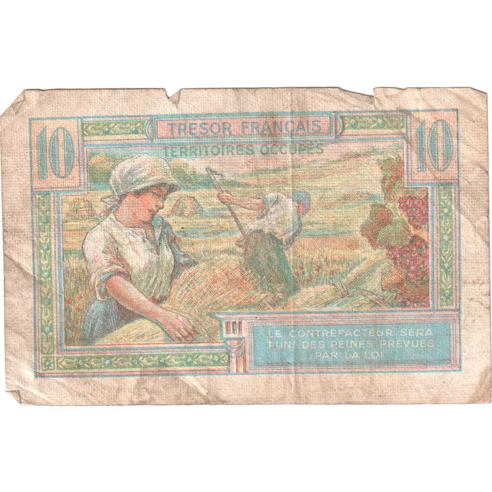France, 10 Francs, 1947 Trésor Français, A.08795675, TB