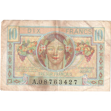 Francia, 10 Francs, 1947 French Treasury, A.08795675, MBC
