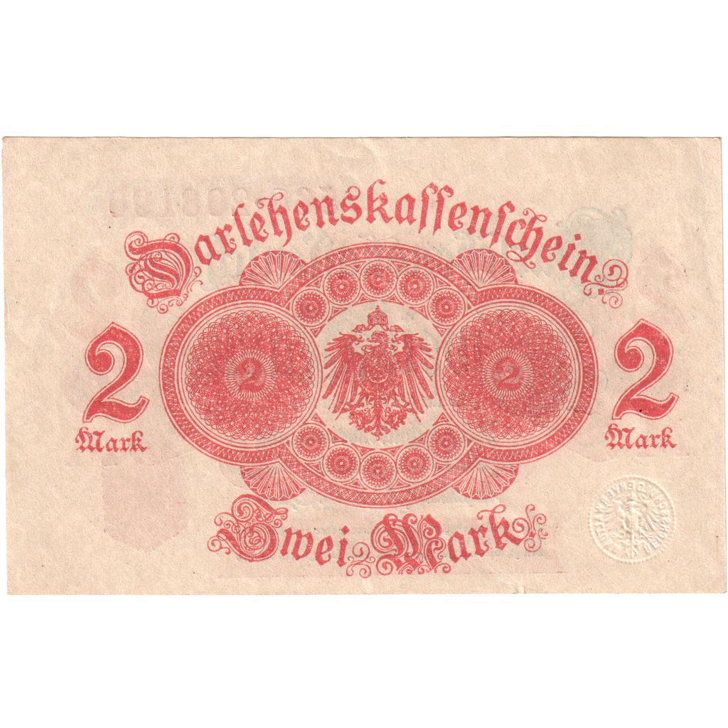 Deutschland, 2 Mark, 1914-08-12, UNC 63