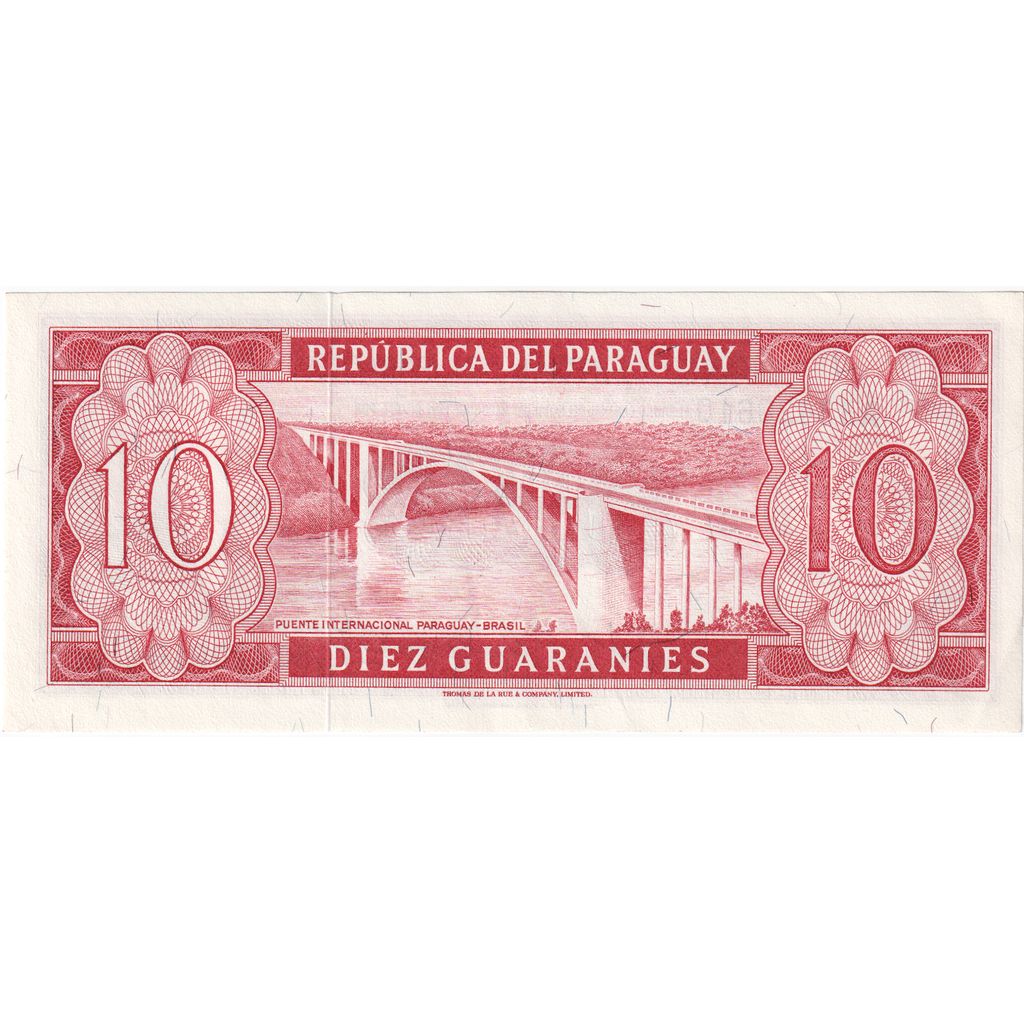 Paraguay, 10 Guaranies, FDS