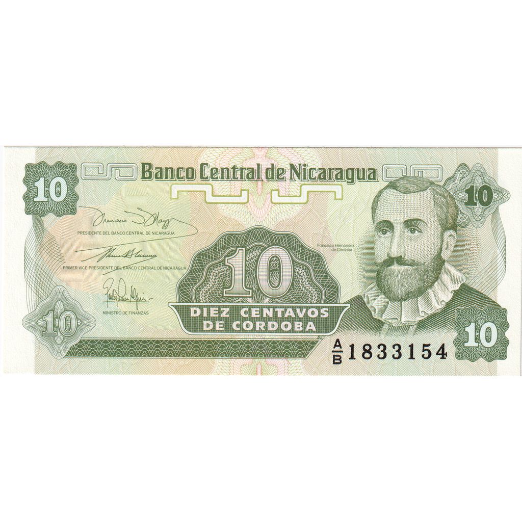 Nicaragua, 10 Centavos, UNZ